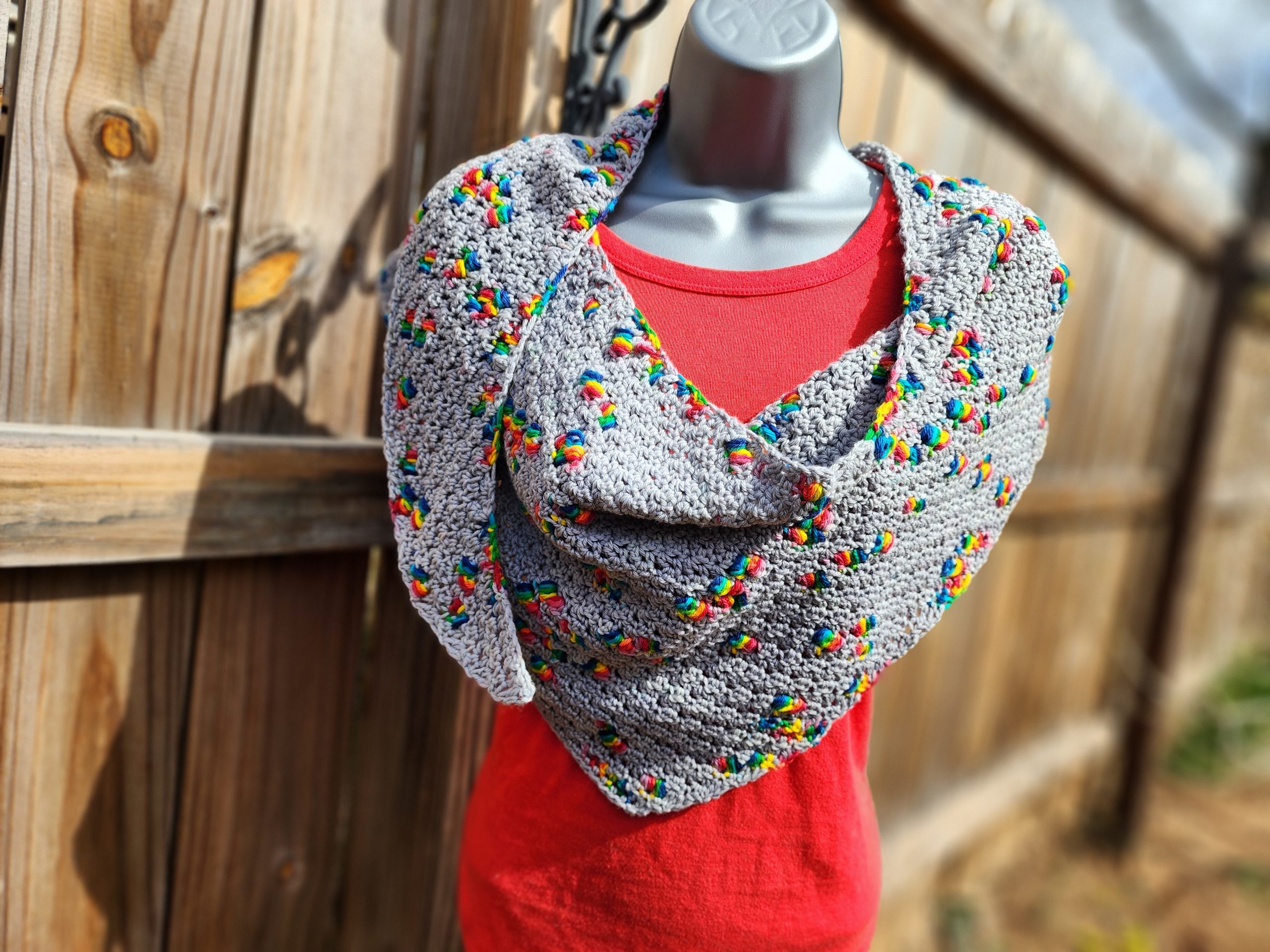 Pedras Preciosas Shawl | Always Be Kind Yarn Squish DK | Free Pattern Available on Ravelry